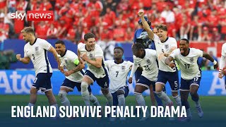 BREAKING: England survive penalty shootout thriller to make Euros semi-finals
