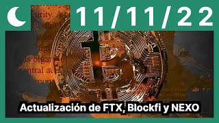 NEXO Actualización de FTX, Blockfi y NEXO