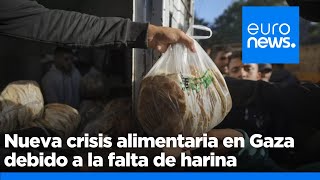 Nueva crisis alimentaria en Gaza debido a la falta de harina mientras más palestinos huyen del norte