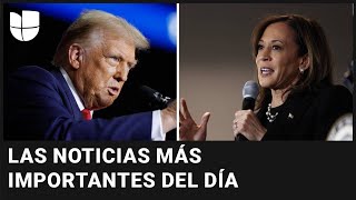 Trump y Harris culminan sus campañas en estados clave: las noticias más importantes en cinco minutos