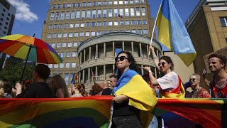 &#39;Not a celebration&#39;: In the midst of war, Kyiv&#39;s Pride parade held in Warsaw