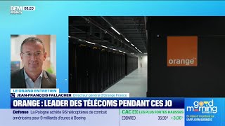 ORANGE Jean-François Fallacher (Orange France) : Orange, leader des télécoms pendant ces JO