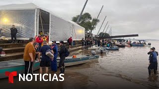 Las lluvias en Brasil dificultan la entrega de ayuda a damnificados por las inundaciones