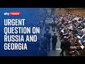Watch live: Urgent Question on Georgia unrest and Ukraine war in House of Commons