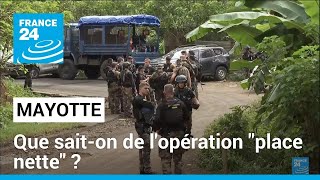 Le gouvernement lance l&#39;opération &quot;place nette&quot; à Mayotte • FRANCE 24