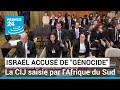 Israël accusé de "génocide" à Gaza : la Cour internationale de justice saisie par l'Afrique du Sud