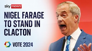Who will lose most from Nigel Farage standing in Clacton? | Election 2024