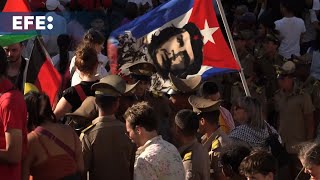 Universitarios cubanos se solidarizan con Palestina y critican la represión en EE.UU.