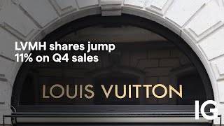 LVMH LVMH shares jump 11% on Q4 sales
