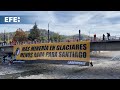 Activistas de Greenpeace en Chile denuncian impacto de la minería en glaciares y crisis hídrica