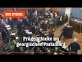 Georgisches Parlament: Schägerei am Podium | DER SPIEGEL