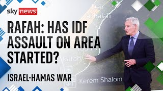 Rafah: Has Israeli military action to seize the district in Gaza already begun?