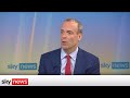 Deputy Prime Minister Dominic Raab says "Restraint is needed over public sector pay"