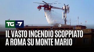 S&U PLC [CBOE] Il vasto incendio scoppiato a Roma su Monte Mario