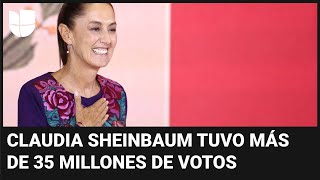 Sheinbaum arrasa en las urnas: es la persona más votada para la presidencia en la historia de México