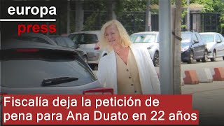 ANA HOLDINGS INC [CBOE] Fiscalía deja la petición de pena para Ana Duato en 22 años