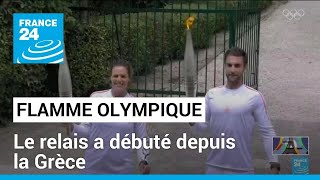 Le relais de la flamme olympique des JO de Paris a débuté depuis la Grèce • FRANCE 24