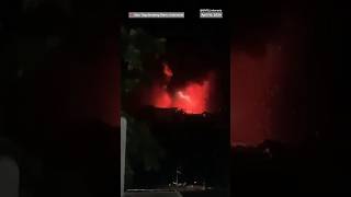 Volcano eruption forces thousands to evacuate