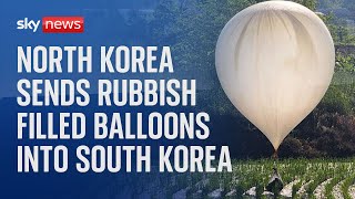 North Korea sends new wave of 700 rubbish-filled balloons into South Korea