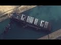 SUEZ - Canale di Suez: proseguono i tentativi di sblocco della Ever Geven