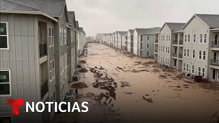 Sin electricidad medio millón de personas en Houston por la devastación dejada por la tormenta