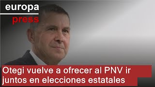 Otegi vuelve a ofrecer al PNV ir juntos en próximas elecciones estatales tras ganar Bildu el 9J