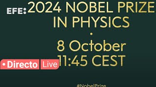 NOBEL 🔴📡 Anuncio del Nobel de Física