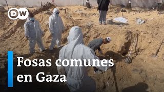 Hallan otros 80 cadáveres enterrados en un hospital de Gaza