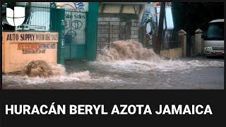 Imágenes del azote del huracán Beryl en Jamaica: la isla está bajo estado de emergencia