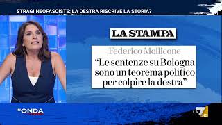 Strage Bologna, Maurizio Molinari: &quot;Meloni vuole ridiscutere la stagioni delle stragi ...