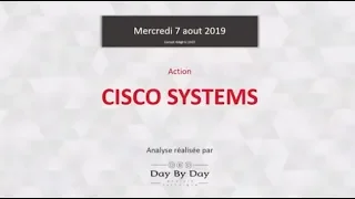 CISCO SYSTEMS INC. CISCO SYSTEMS : Le retour sur le support majeur à 50,90 dollars constitue une opportunité