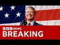 Jimmy Carter, former US president, dies aged 100 | BBC News