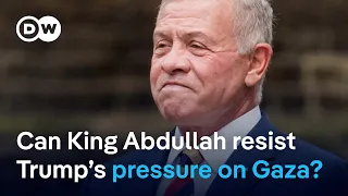 Jordan&#39;s King Abdullah and Trump set for tense meeting on Gaza&#39;s future | DW News