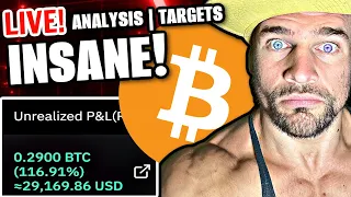 BITCOIN LIVE INSANE BITCOIN CRYPTO VOLATILITY!!!! (GET READY FOR THE BIG BOUNCE!!!!!)