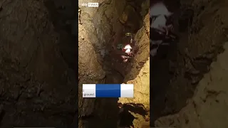 Woman trapped inside cave