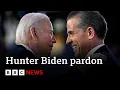 Donald Trump calls Joe Biden’s official pardon of son Hunter ‘an abuse’ | BBC News