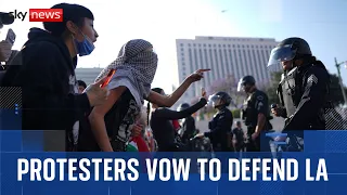VOW ASA [CBOE] Furious immigrants vow to &#39;defend&#39; LA against Trump crackdown