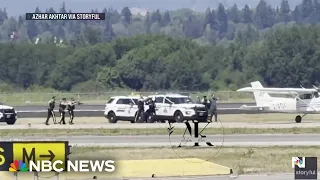 Suspect taken into custody after stealing small plane in Canada