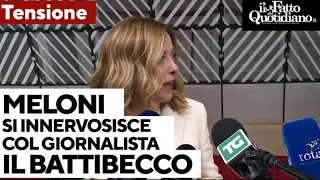 Quando Meloni litigò col giornalista: &quot;Io so di cosa parlo, e lei?&quot;