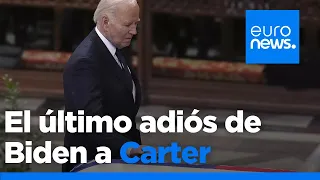 JOE El último adiós a Jimmy Carter: Joe Biden elogia al expresidente por su carácter y sus principios