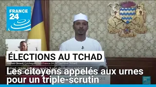 Élections au Tchad : les citoyens appelés aux urnes pour un triple-scrutin • FRANCE 24