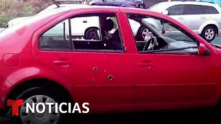 Vea el pánico que vivieron niños en una escuela de México por una balacera | Noticias Telemundo