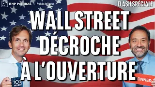 DOW JONES INDUSTRIAL AVERAGE WALL STREET décroche à l&#39;ouverture - 100 % Marchés