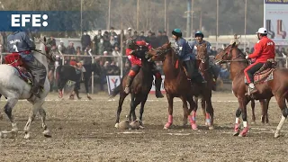 Buzkashi o &#39;agarre de cabras&#39;, el deporte tradicional afgano que busca profesionalizarse