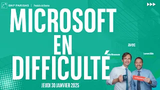 MICROSOFT CORP. MICROSOFT en DIFFICULTÉ - 100% Marchés - soir - 30/01/2024