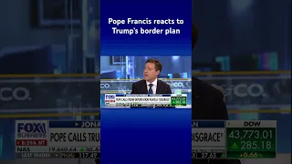 Pope Francis calls Trump’s deportation plan a ‘disgrace’ #shorts