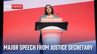 Justice Secretary Shabana Mahmood delivers major speech on the Probation Service