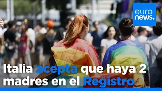 La Justicia de Italia ampara que 2 mujeres se registren como madres en el certificado de nacimiento