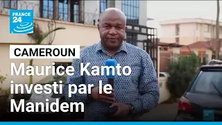 Cameroun : l&#39;opposant Maurice Kamto investi par le Manidem • FRANCE 24