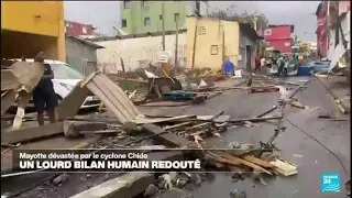 Cyclone Chido à Mayotte : au moins deux morts, une &quot;situation dramatique&quot; • FRANCE 24